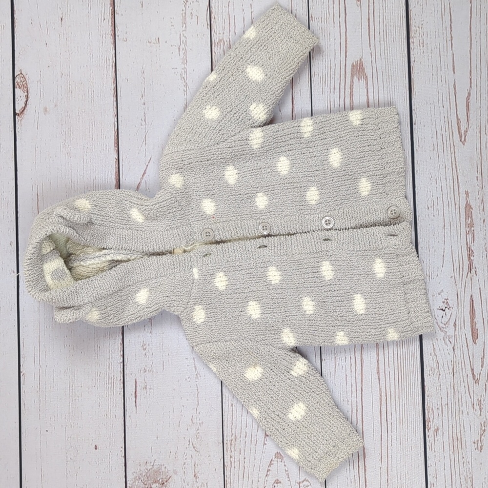Tucker + Tate Fuzzy Polka Dot Jacket 6M